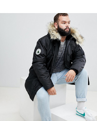 schwarzer Parka von north 56 4