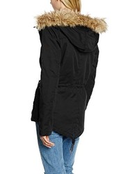 schwarzer Parka von Only