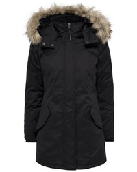 schwarzer Parka von Only