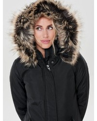 schwarzer Parka von Only