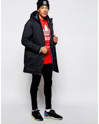 schwarzer Parka von adidas