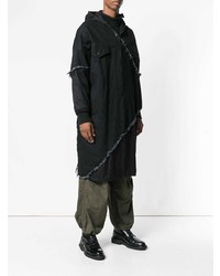 schwarzer Parka von Yohji Yamamoto