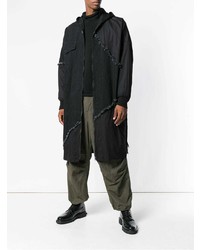 schwarzer Parka von Yohji Yamamoto