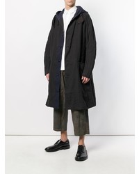 schwarzer Parka von Ziggy Chen