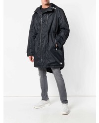 schwarzer Parka von Les Hommes Urban