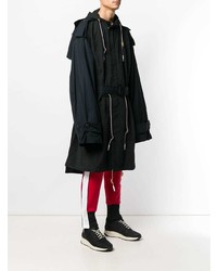 schwarzer Parka von Maison Mihara Yasuhiro