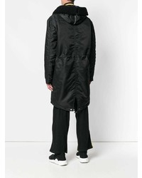 schwarzer Parka von McQ Alexander McQueen