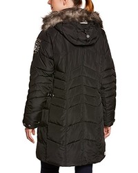 schwarzer Parka