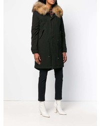 schwarzer Parka von Mr & Mrs Italy