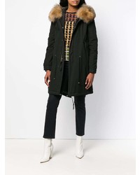 schwarzer Parka von Mr & Mrs Italy