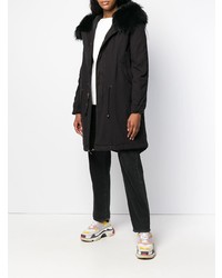 schwarzer Parka von Mr & Mrs Italy