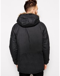 schwarzer Parka von Wrangler