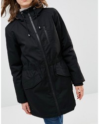 schwarzer Parka von Minimum