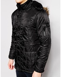 schwarzer Parka von Brave Soul