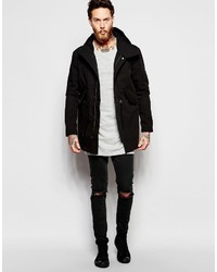 schwarzer Parka von Edwin