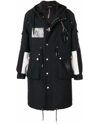 schwarzer Parka