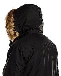 schwarzer Parka von Quiksilver