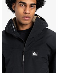 schwarzer Parka von Quiksilver