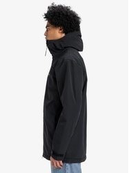 schwarzer Parka von Quiksilver
