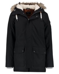 schwarzer Parka von Quiksilver
