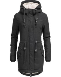 schwarzer Parka von Ragwear