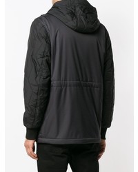 schwarzer Parka von CHRISTOPHER RAEBURN