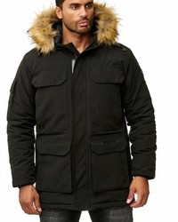 schwarzer Parka von Redbridge