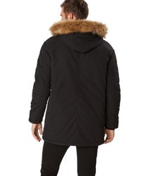 schwarzer Parka von REVIEW