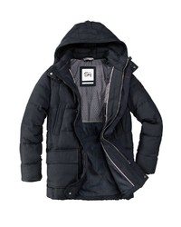 schwarzer Parka von S4 JACKETS