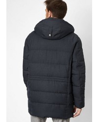 schwarzer Parka von S4 JACKETS