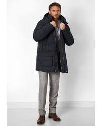 schwarzer Parka von S4 JACKETS