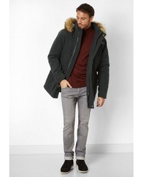 schwarzer Parka von S4 JACKETS