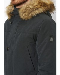 schwarzer Parka von S4 JACKETS