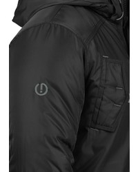 schwarzer Parka von Solid