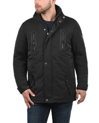 schwarzer Parka von Solid