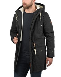 schwarzer Parka von Solid