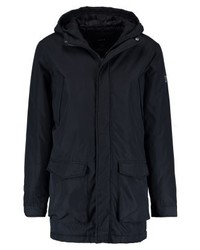 schwarzer Parka von Solid