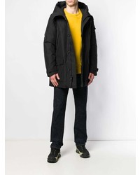 schwarzer Parka von Woolrich