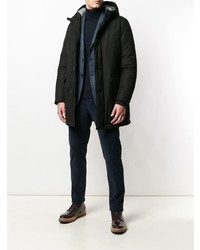 schwarzer Parka von Herno