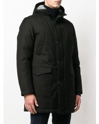 schwarzer Parka von Herno