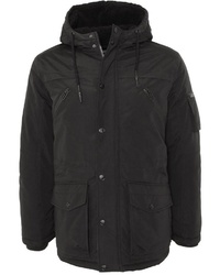 schwarzer Parka von Sublevel