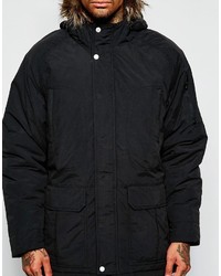 schwarzer Parka von Supreme Being