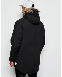 schwarzer Parka von Supreme Being