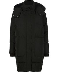 schwarzer Parka von Tess Giberson