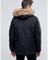 schwarzer Parka von Schott