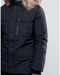 schwarzer Parka von Schott