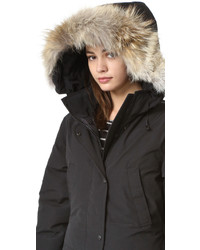 schwarzer Parka von Canada Goose