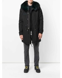 schwarzer Parka von Mr & Mrs Italy