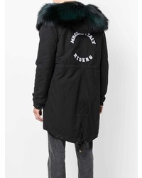 schwarzer Parka von Mr & Mrs Italy