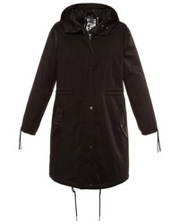 schwarzer Parka von Ulla Popken